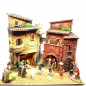 Presepe Borgo con terrazzi, per statuine 6, 8 e 10 cm Presepe Borgo con terrazzi, per statuine 6, 8 e 10 cm