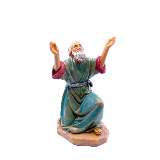 Pastore profeta inginocchiato - 712 - Statue Fontanini cm 12