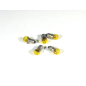 Busta 5 lampadine gialle att. E5,5 - 3,5-4,5 volts Busta 5 lampadine gialle att. E5,5 - 3,5-4,5 volts