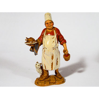 Pastori 4 soggetti - oste cm 10 - Statuine Landi Moranduzzo