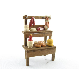 Banco 2 piani completo per figure 6 cm