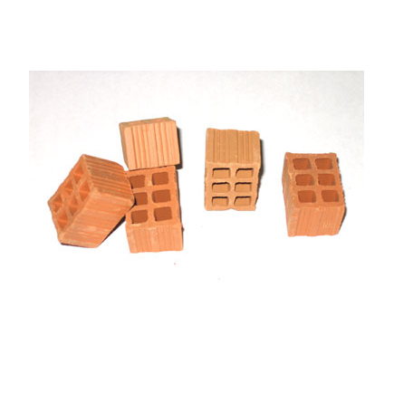 Mattoni forati (cm. 2,0 x 2,7 x 1,7)