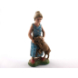 Bambina con cane 10 cm - Statuine Landi Moranduzzo