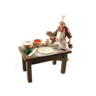 Tavolo pizzaiolo per statuine cm 10