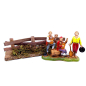 Staccionata per presepi in legno cm 14x3x4 Staccionata per presepi in legno cm 14x3x4